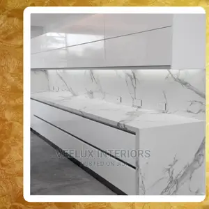 Glossy Kitchen Srframeless Cabinets, European