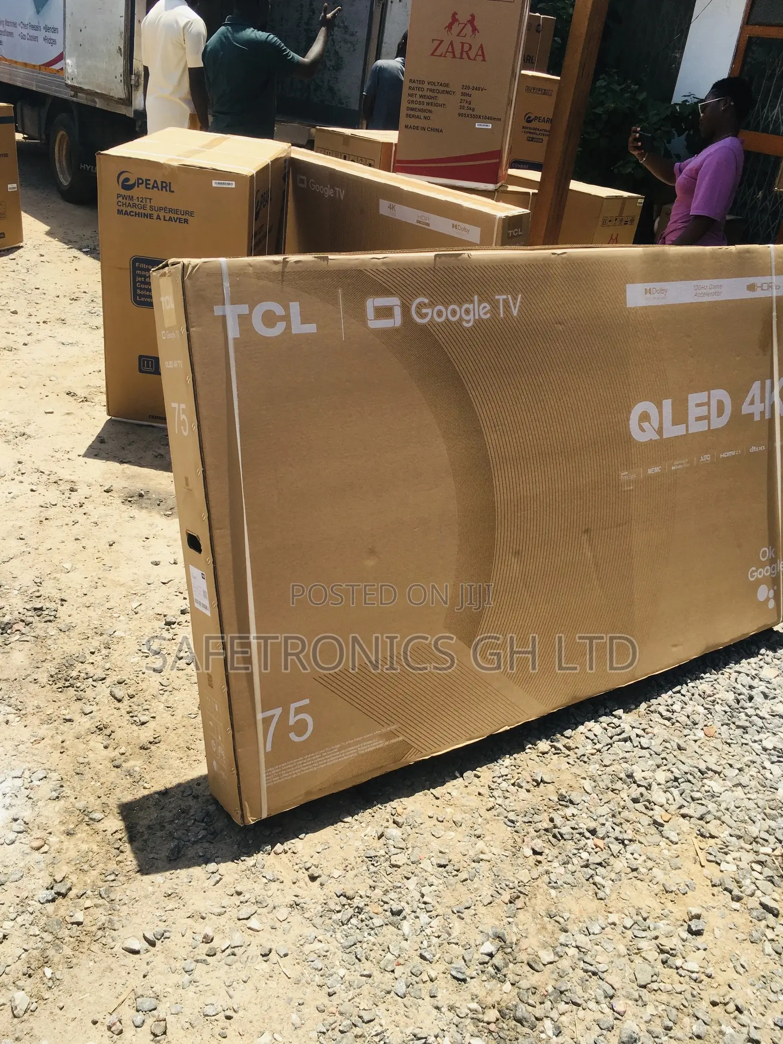 Clear Qled Glossy TCL C645 75 Inches Glossy Tv