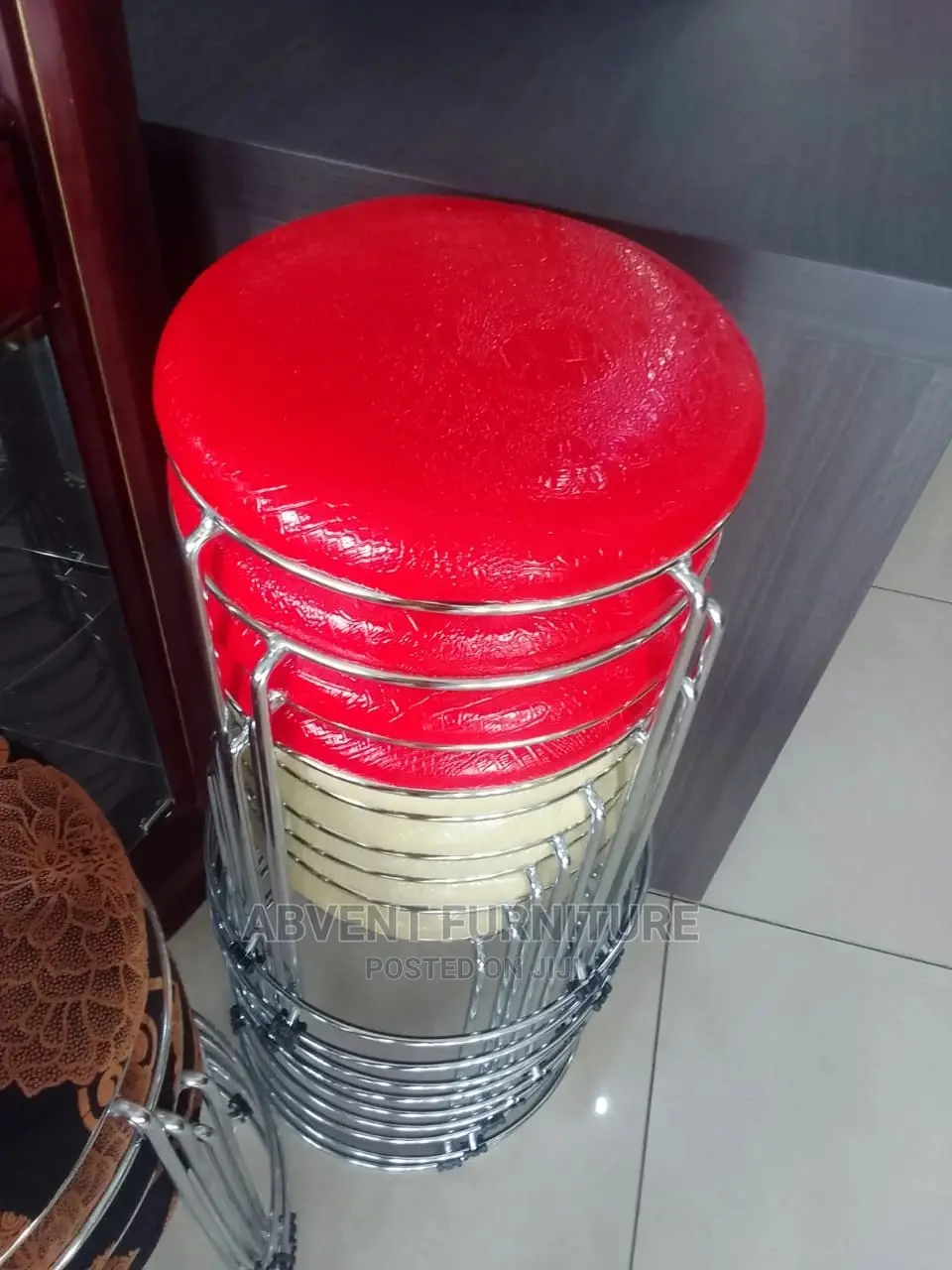 Leather Bar Stool