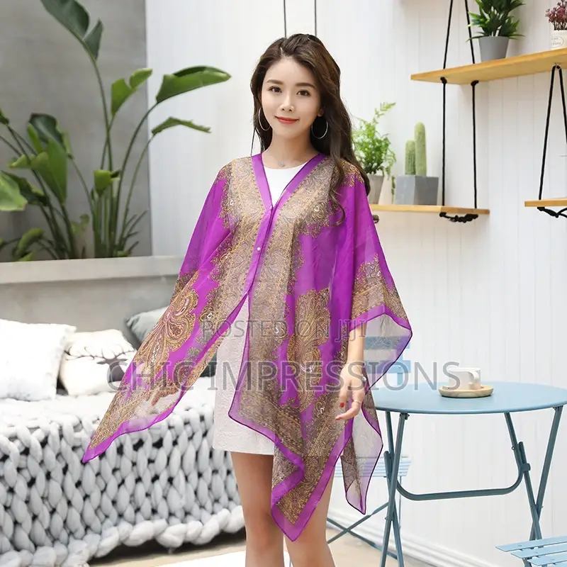 Summer Chiffon Shawl Beach Dress