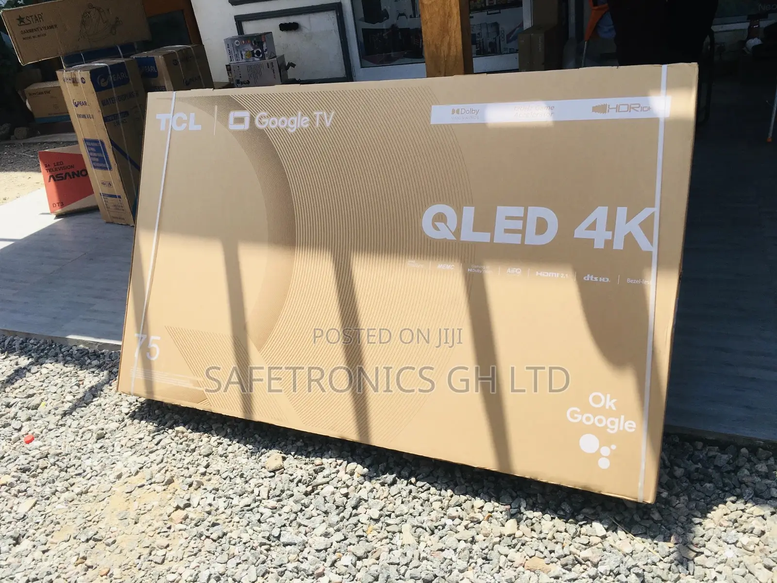 Adjustable 75 Inches Qled Glossy C645 HDR TCL Tv