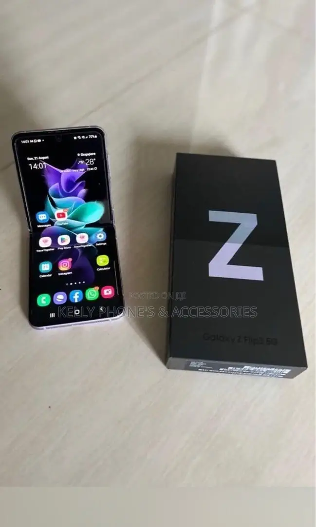 New Samsung Galaxy Z Flip 3 256 GB Black