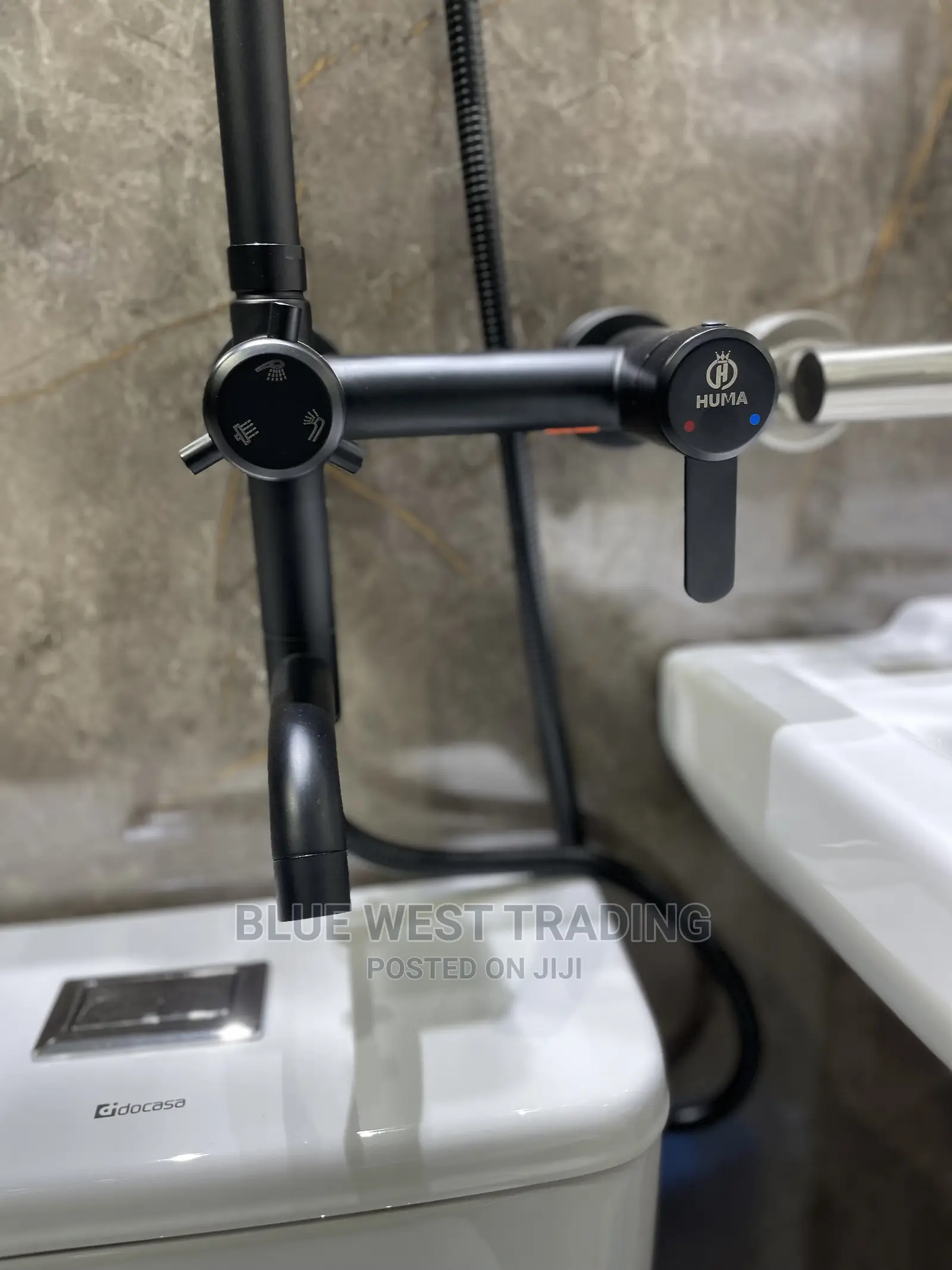 Black Telephone Shower (3 in 1)