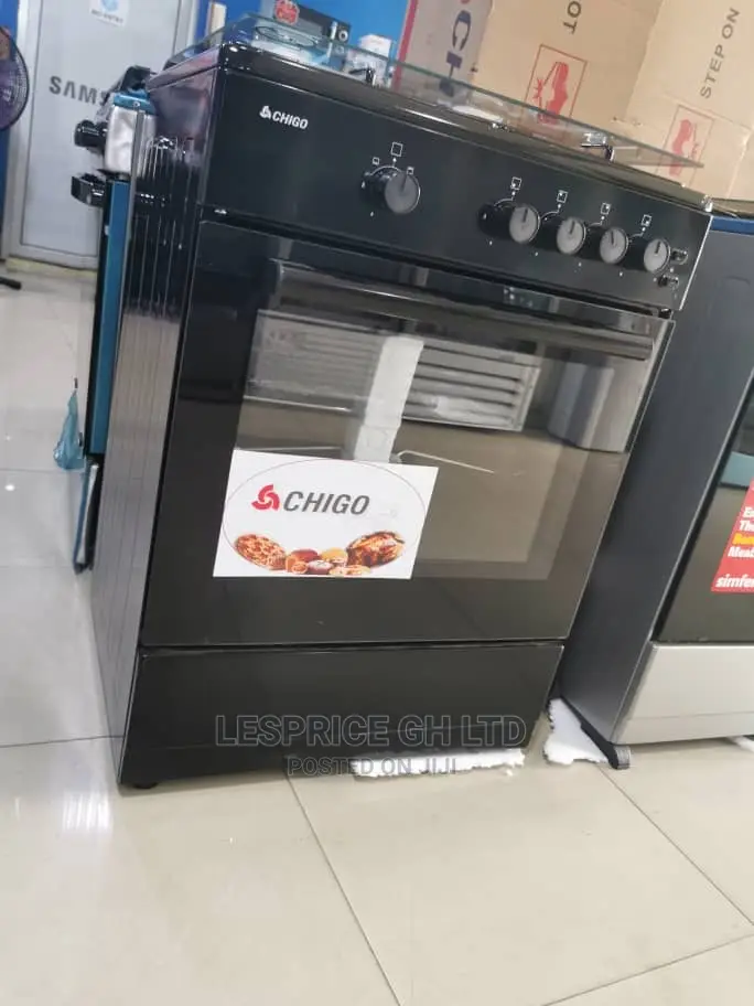 Chigo 60x60 Gas Cooker Auto Ignition Power