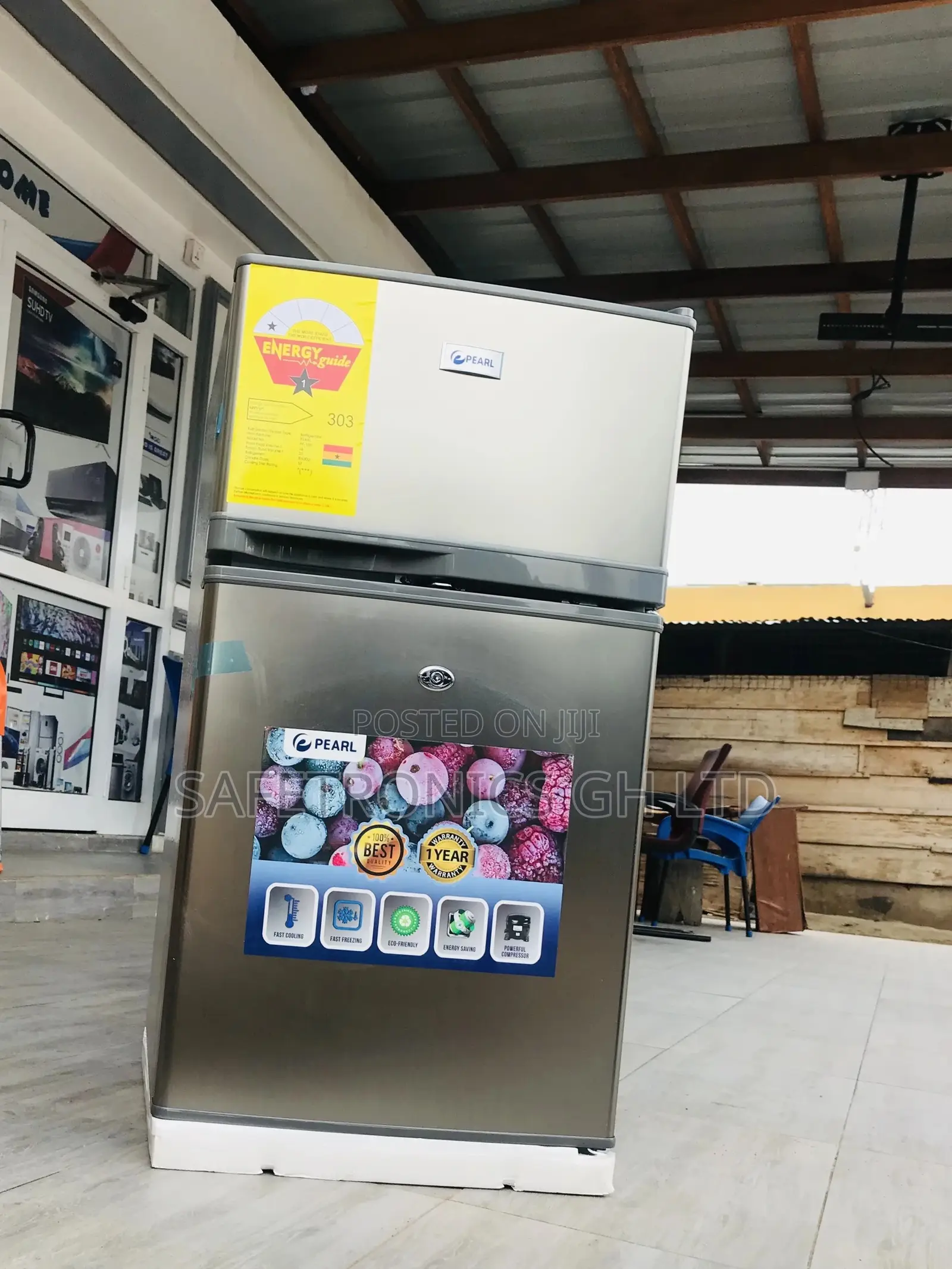 Pearl 10T Doubledoor Fridge Topfreezer Fridge 