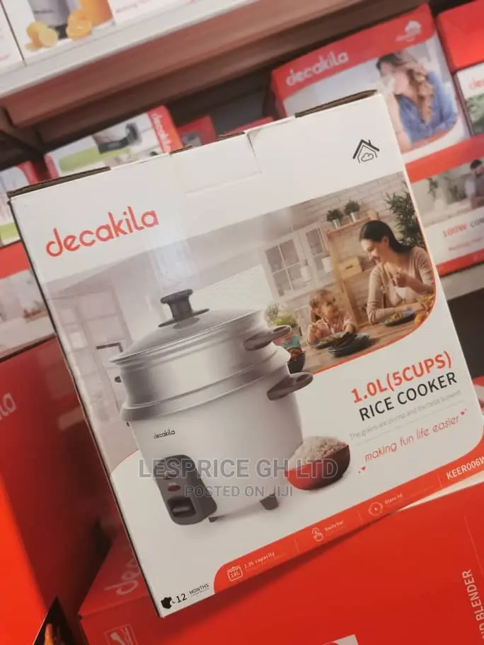 Decakila 1L Rice Cooker;; Quality Maintain