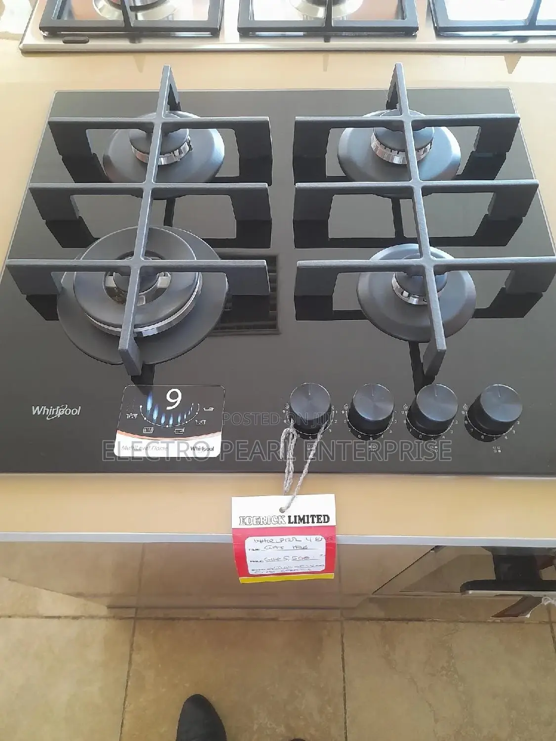 Whirlpool Four Burner Gas Hob
