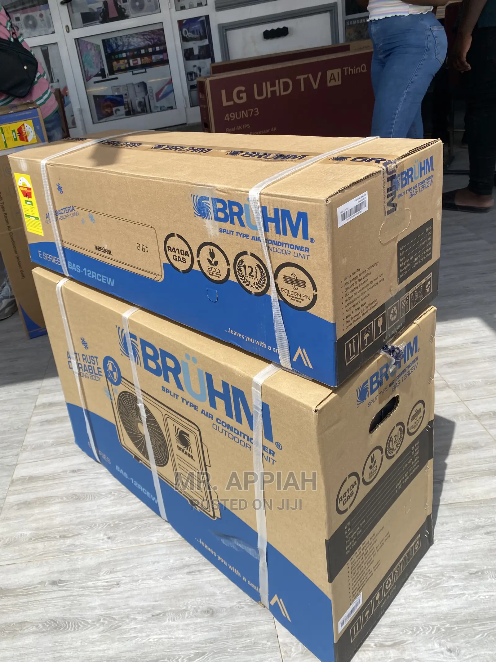 Lovely Bruhm 1.5hp Ac at Best Deal,R410 Gas