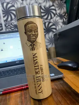 Customize Bamboo Flask And Bamboo Book With Pen
