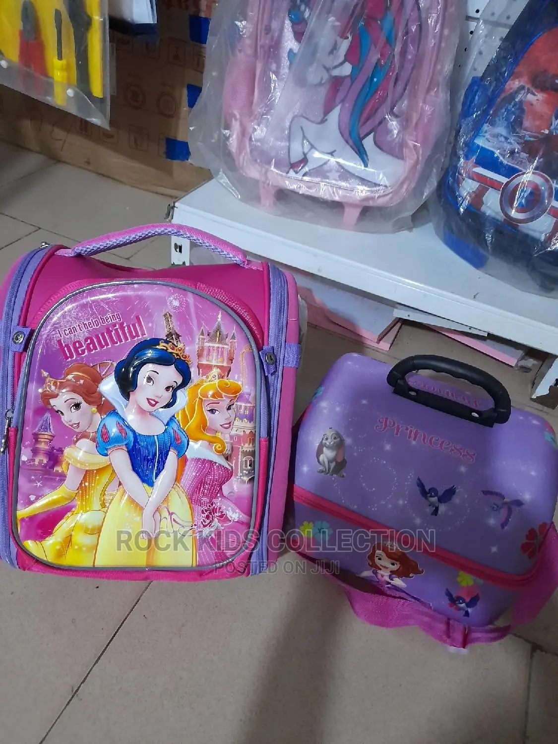 Princess Backpack and Lunch Bag Set.