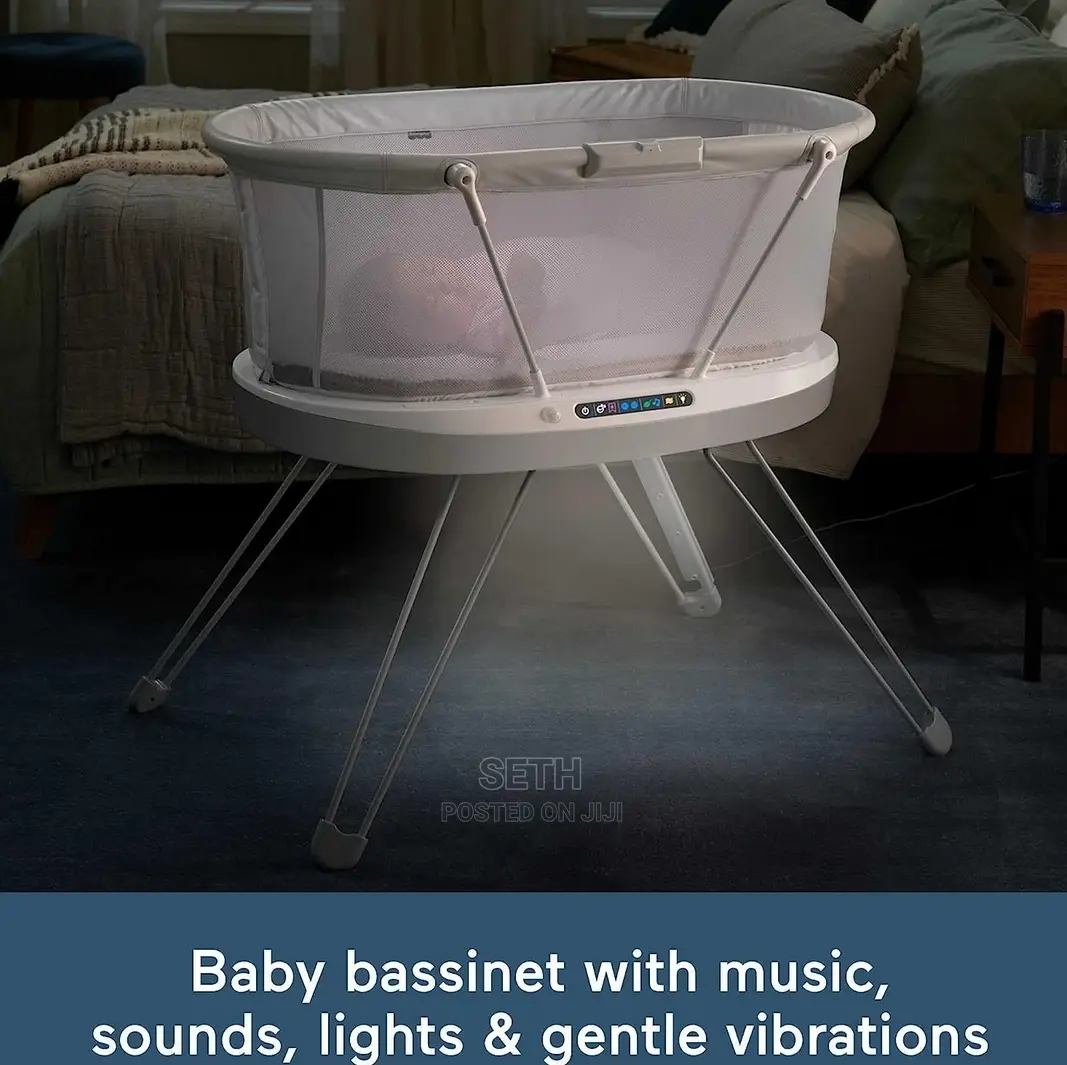 Fisher-price Luminate Bassinet With Sound Detection Plus Cu