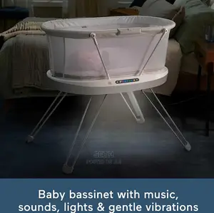Fisher-price Luminate Bassinet With Sound Detection Plus Cu
