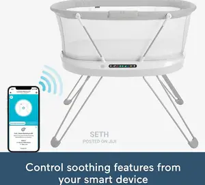Fisher-price Luminate Bassinet With Sound Detection Plus Cu