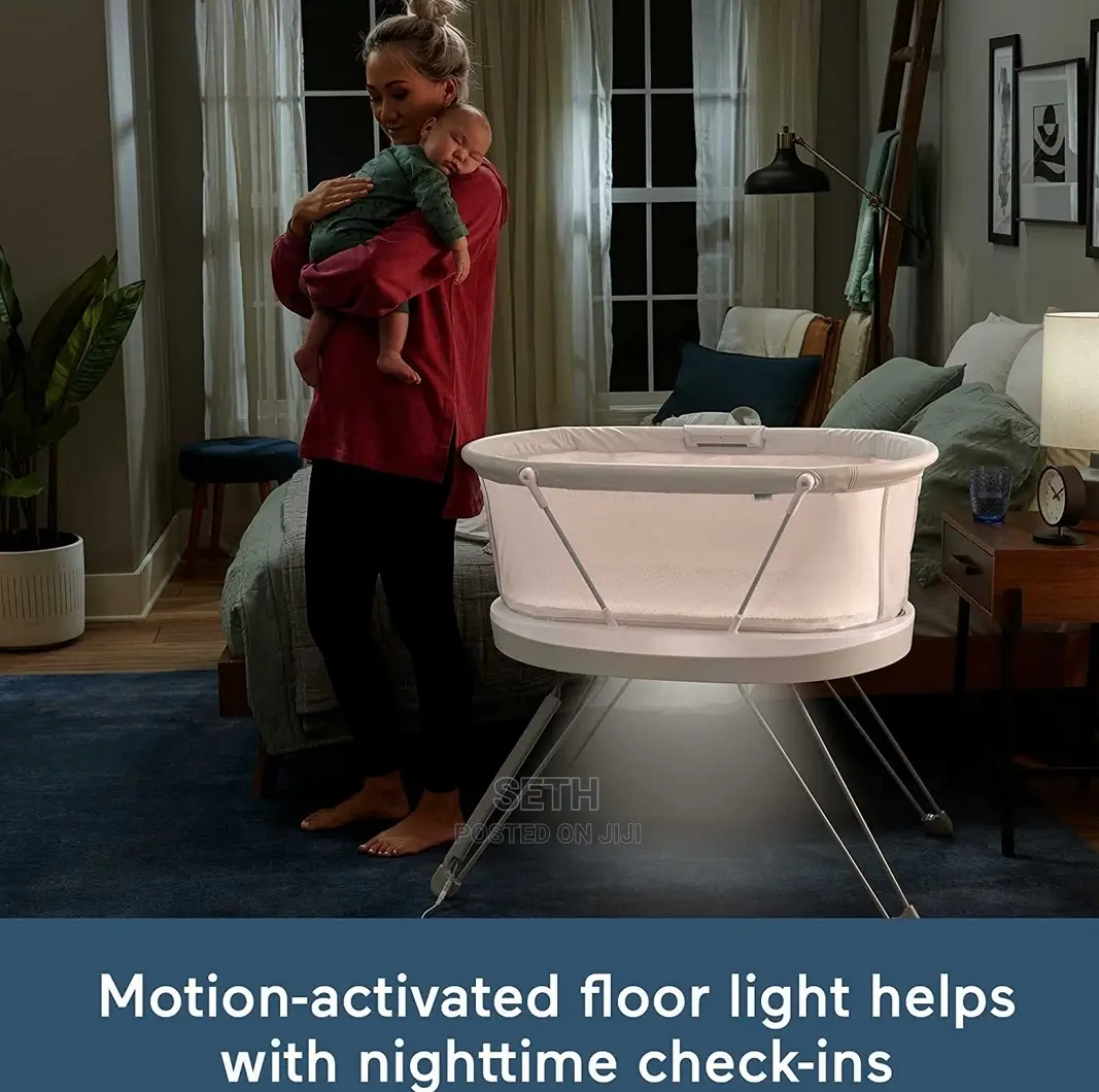 Fisher-price Luminate Bassinet With Sound Detection Plus Cu
