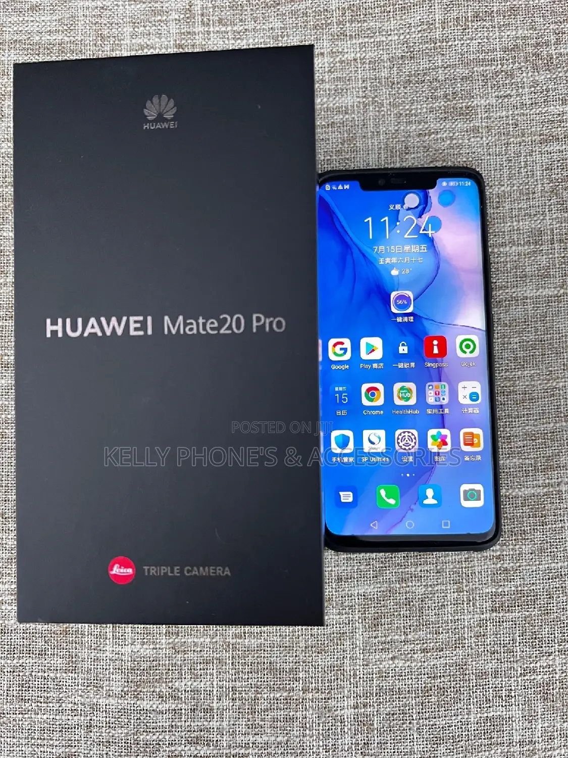 New Huawei Mate 20 Pro 256 GB Black