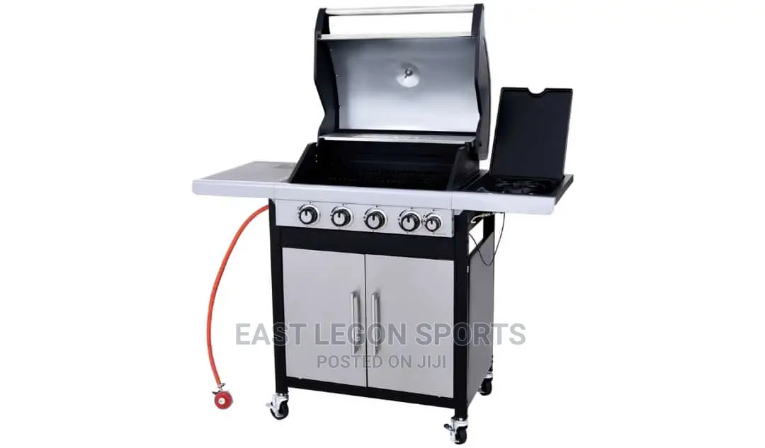 Executive Barbecue BBQ Grill 5 Burner Cooker Gas