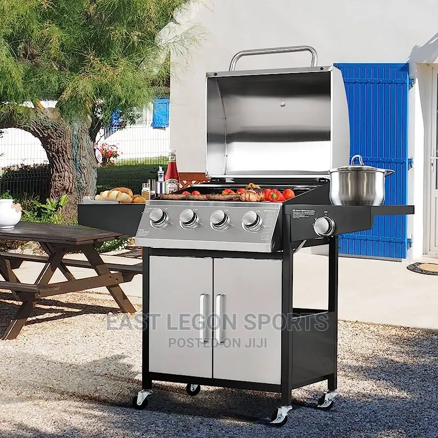 Executive Barbecue BBQ Grill 5 Burner Cooker Gas