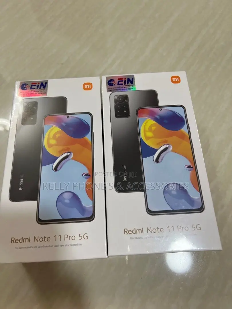 New Xiaomi Redmi Note 11 Pro 64 GB Black