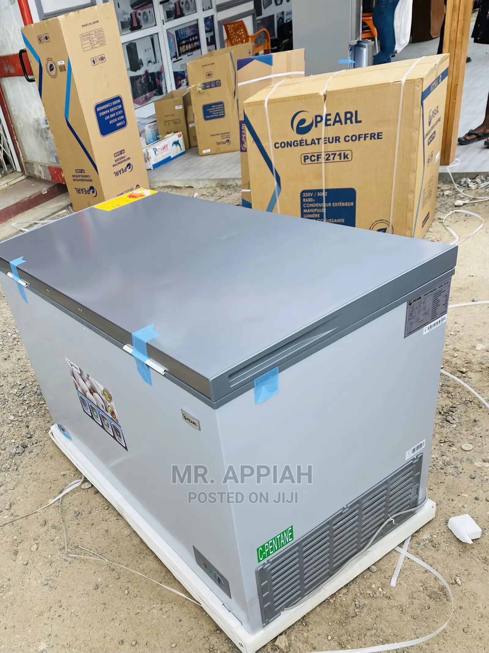Newly in Stock Pearl PCF-290 Single Door Freezer(251L)Gray.