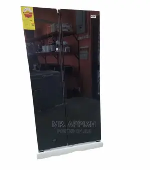 Original Pearl Side by Side Fridge(Black)PF-640bg,436l 
