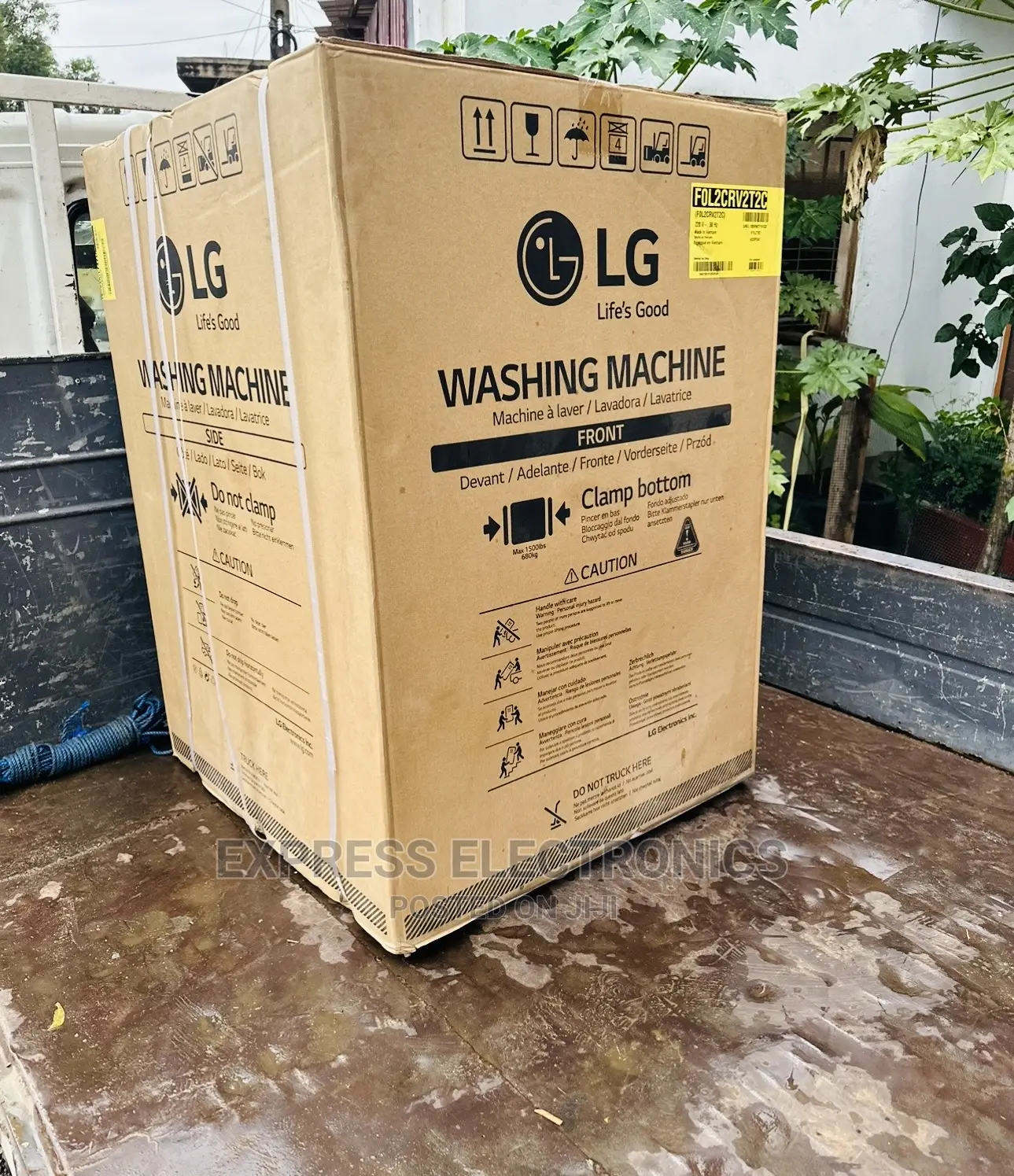 Fabulous Sleek Lg Front Load Washing Machine 15kg F0L9DYP2S