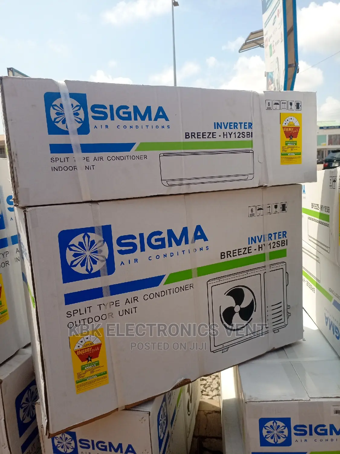 Sigma 1.5hp Inverter R410+ 2stars Split Ac