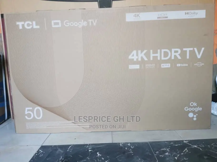 New TCL 50” Android Smart Quality Screen TV