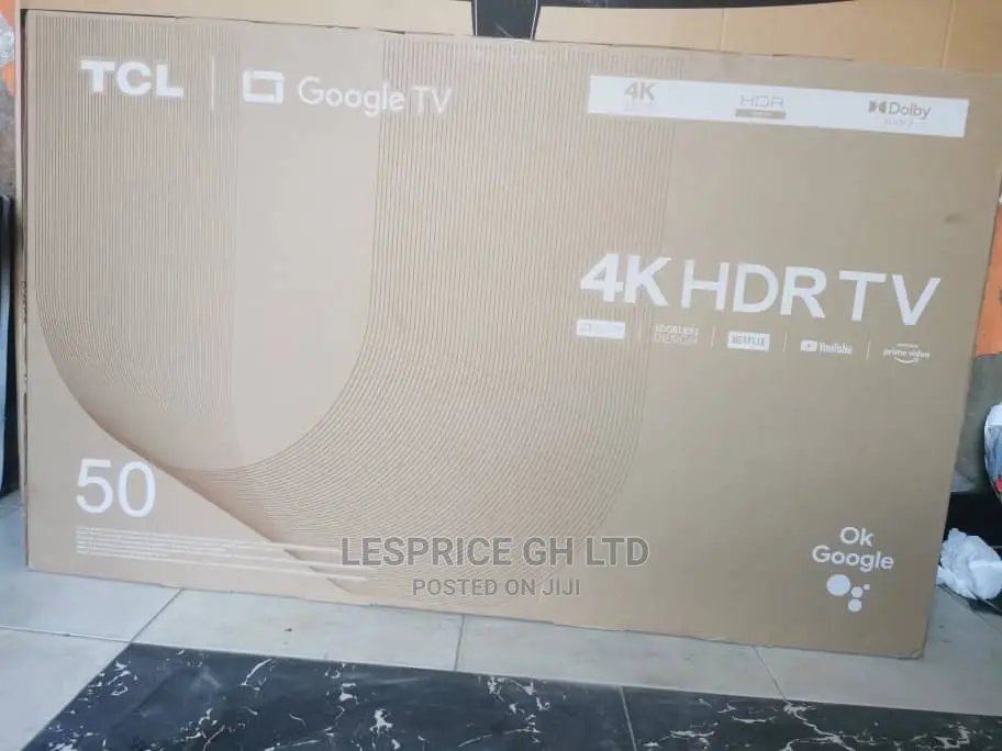 New TCL 50” Android Smart Quality Screen TV