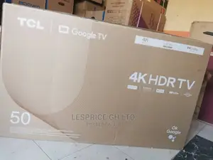 New Model TCL 50” Android Smart Tv