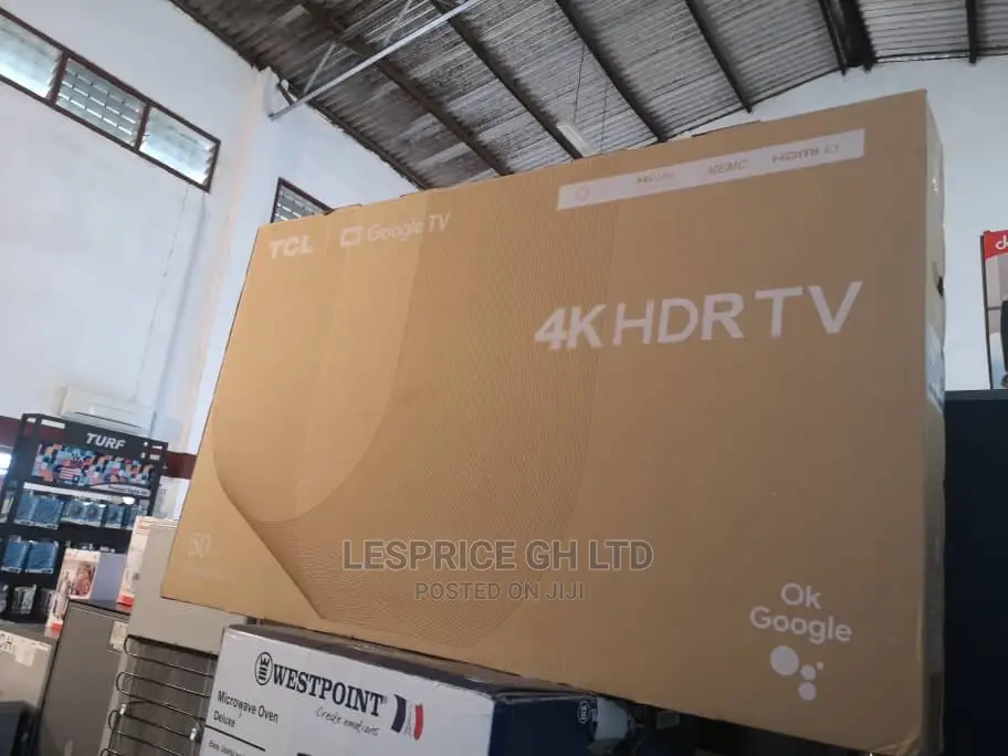 TCL 50” Android Smart TV Edgeless Design