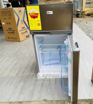 Grab Pearl 10T Top Mount Freezer Fridge(Dark Gray).