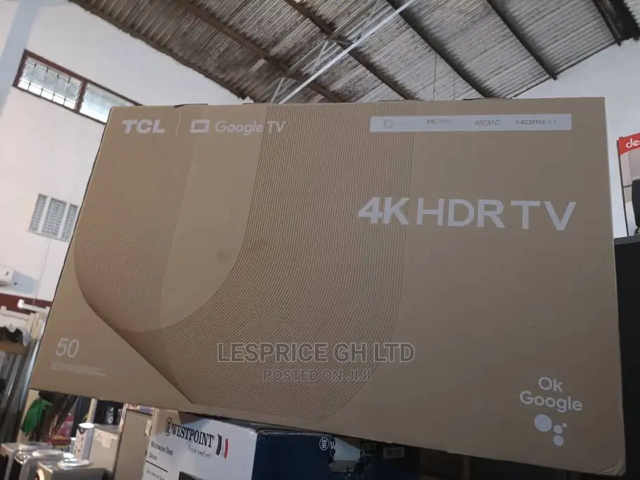 TCL 50” at Android Smart 4 K 1080P TV