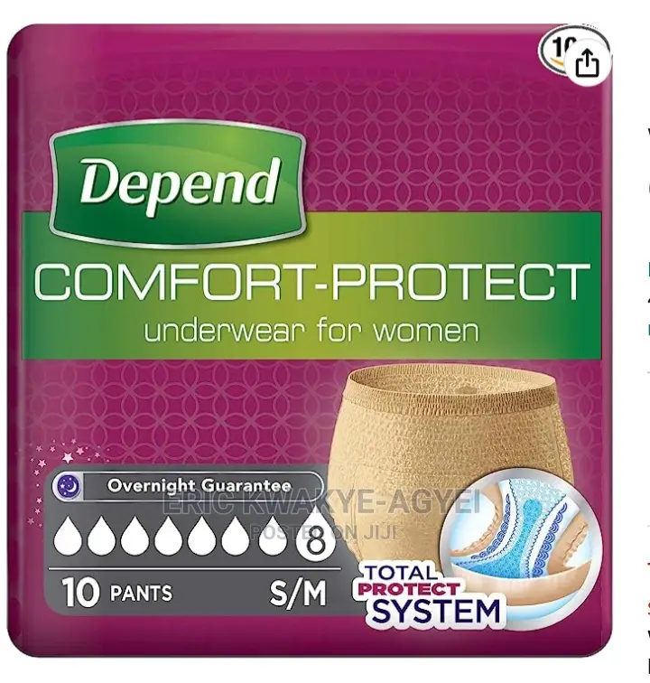Depend Adult Pull-Ups for Women (Small/Medium - 10 Pants)