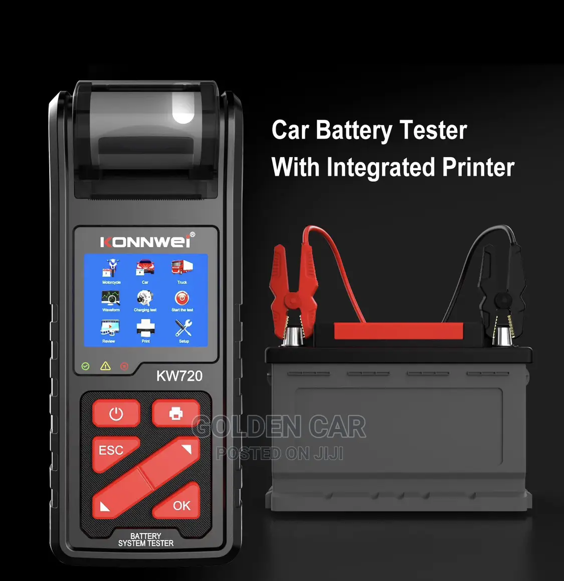 Konnwei Kw720 Car Battery Tester 6v,12v,24v