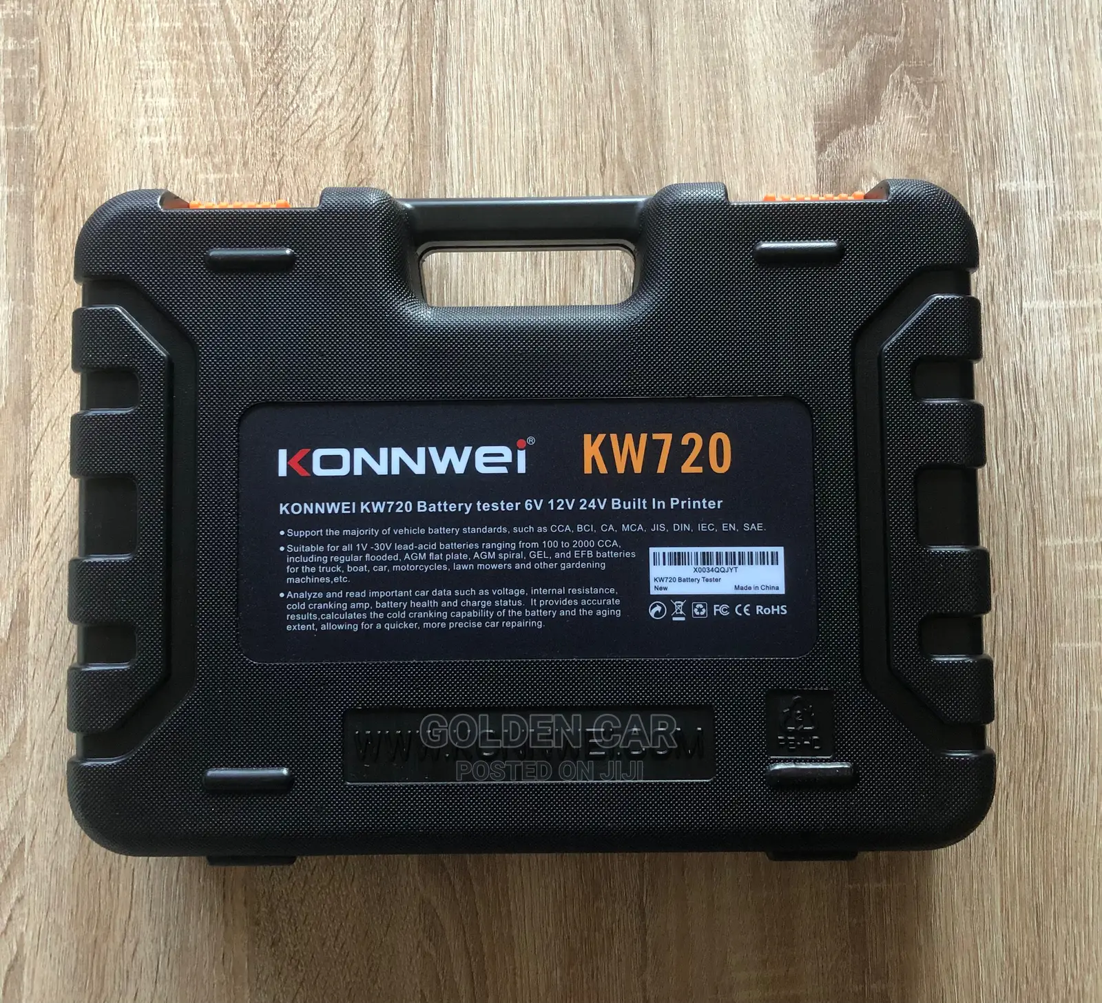 Konnwei Kw720 Car Battery Tester 6v,12v,24v