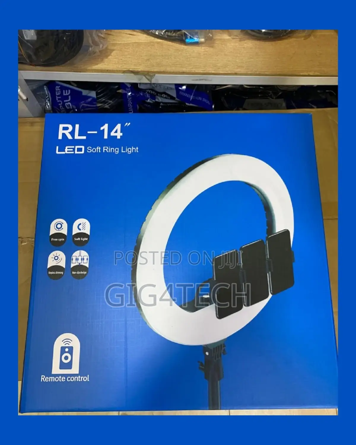 Original Leo 14 Inch Ring Light With Stand and Remote