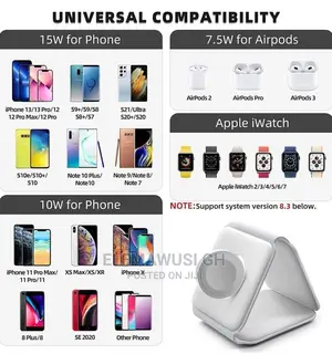 3in1 Magnetic Wireless Charger
