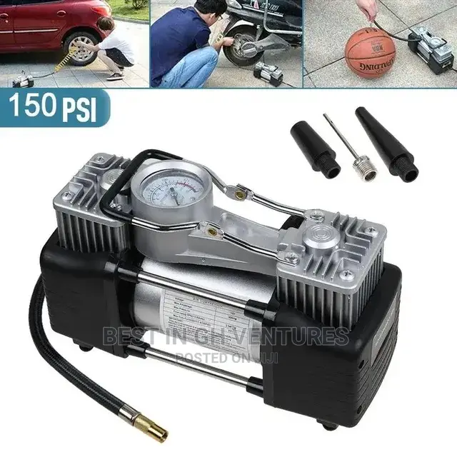 Double Cylinder Car Tire Pump Storage Bag