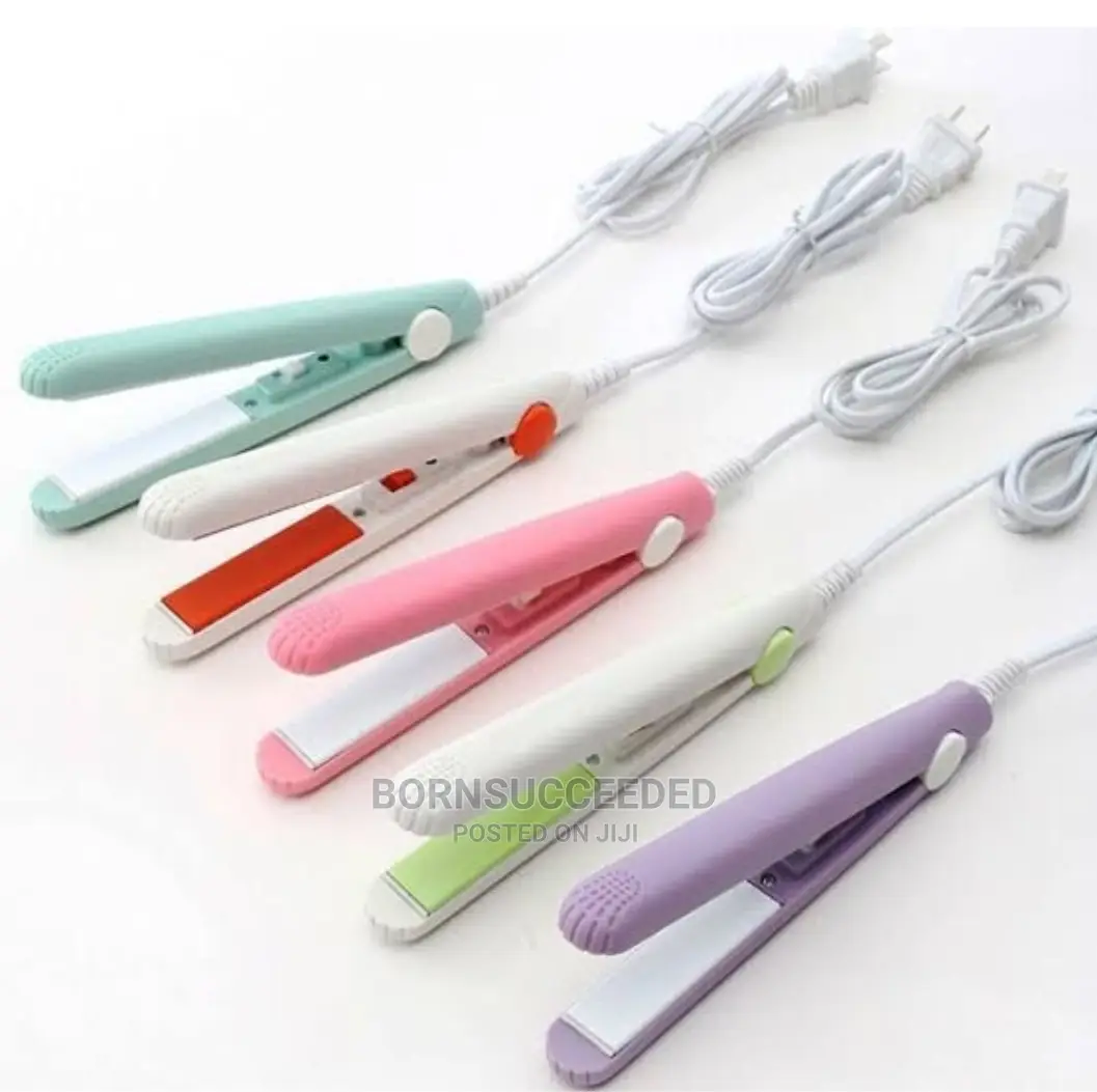 Multicolor Mini Hair Straightener, For Travel