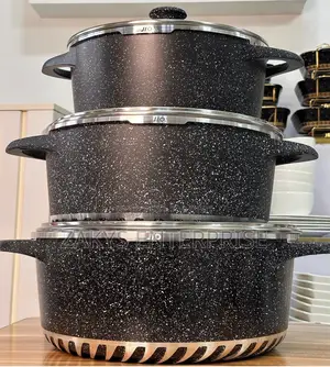 Non Stick Granite Jumbo Size 3set