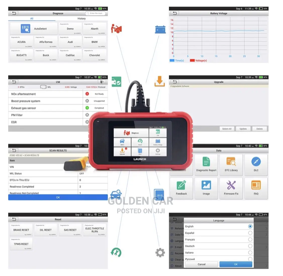 Launch Crp129e Obd2 Car Diagnostic Scanner