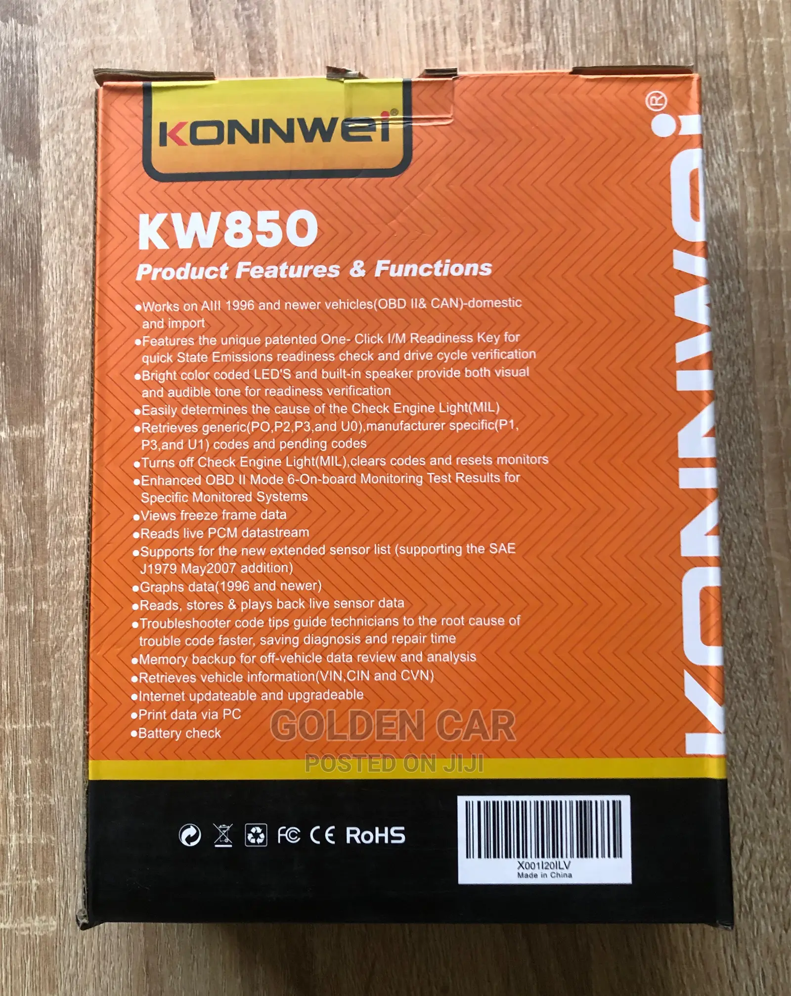 Konnwei KW850 OBD2 Car Diagnostic Scanner