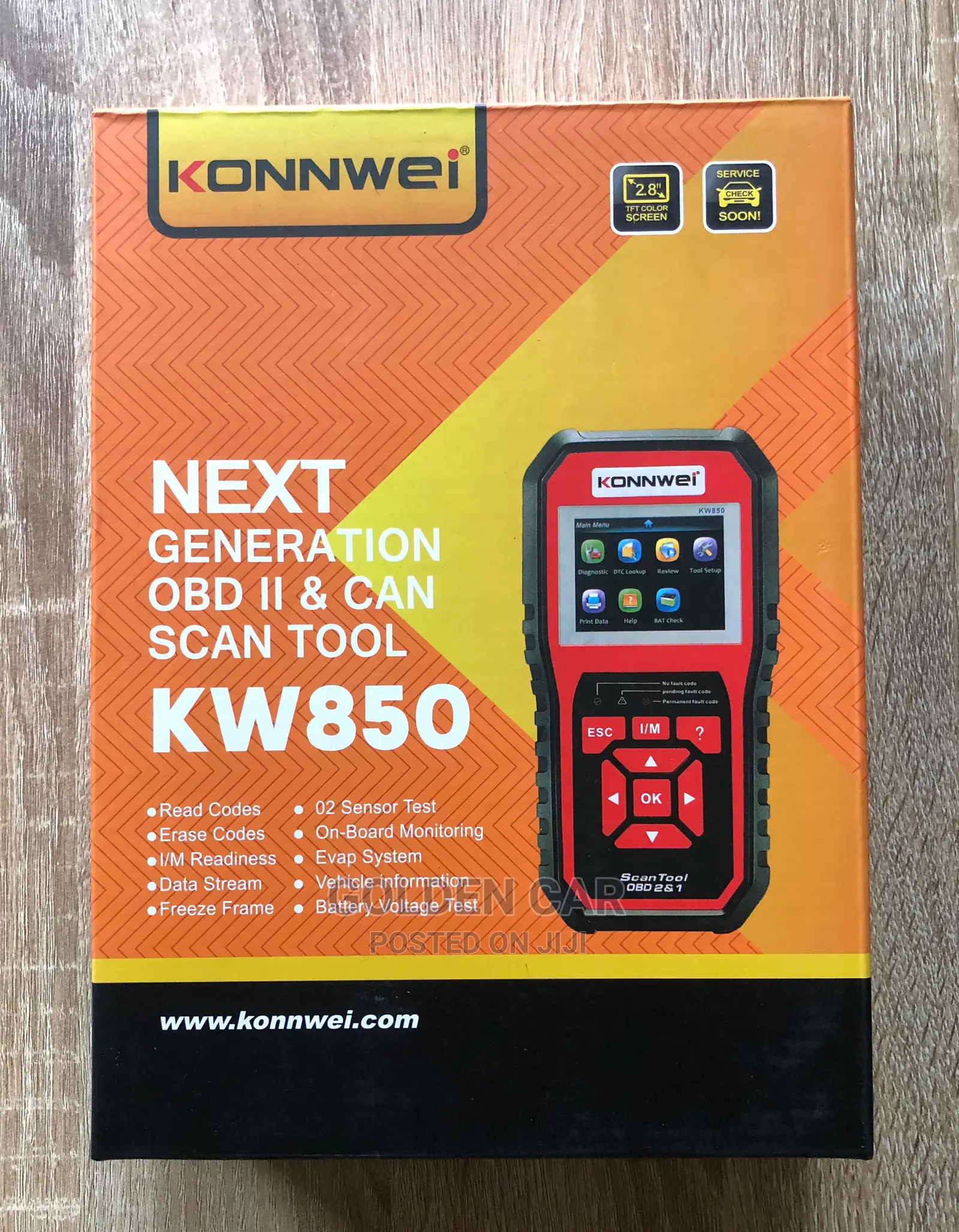 Konnwei KW850 OBD2 Car Diagnostic Scanner