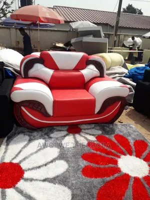 Quality Leather Sofa Set ( Free Delivery (