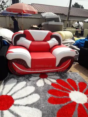 Quality Leather Sofa Set ( Free Delivery (