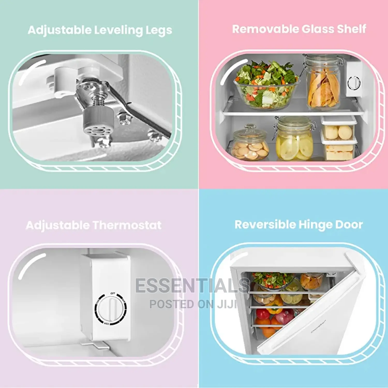 COMFEE' 93 Litre Fridge RCD93WH1(E) Under Counter Fridge