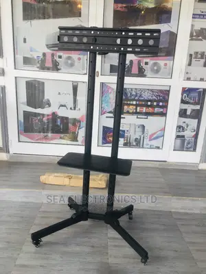Mobile Tv Stand Trolley Wheels Available in Stock