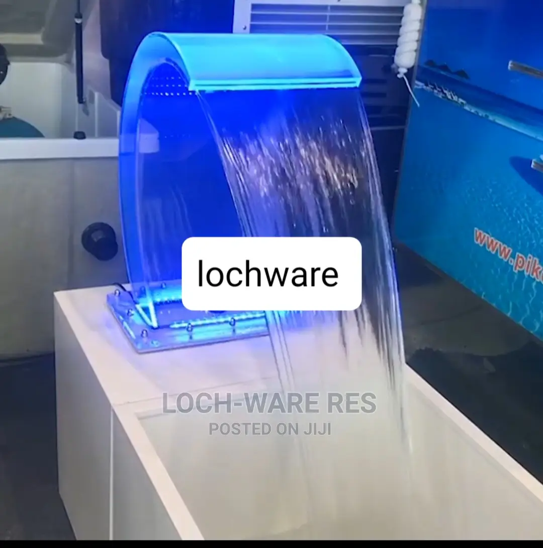 Acrylic Waterfall/Fountain With Led Lights and Remote