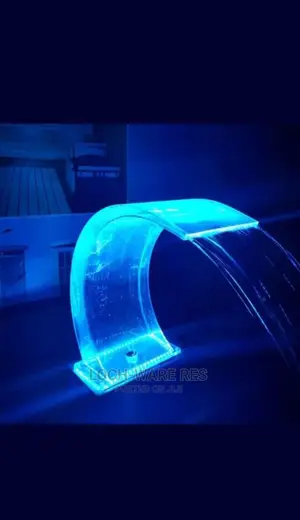 Acrylic Waterfall/Fountain With Led Lights and Remote