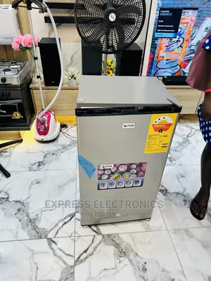 Original New Pearl Table Top Fridge Single Door Grey